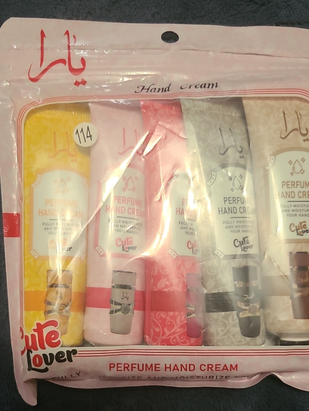 Cute Lover Perfume Hand Cream Set - Its Yara Knockoff But They Smell Really Good